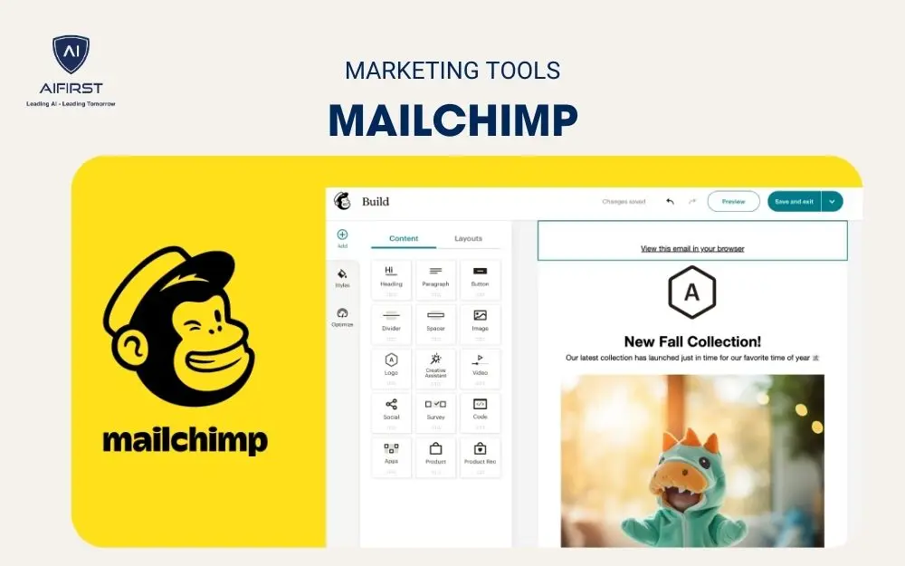 Marketing Tools tự động hóa Email - Mailchimp