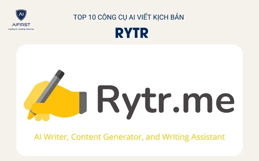 AI viết kịch bả: Rytr