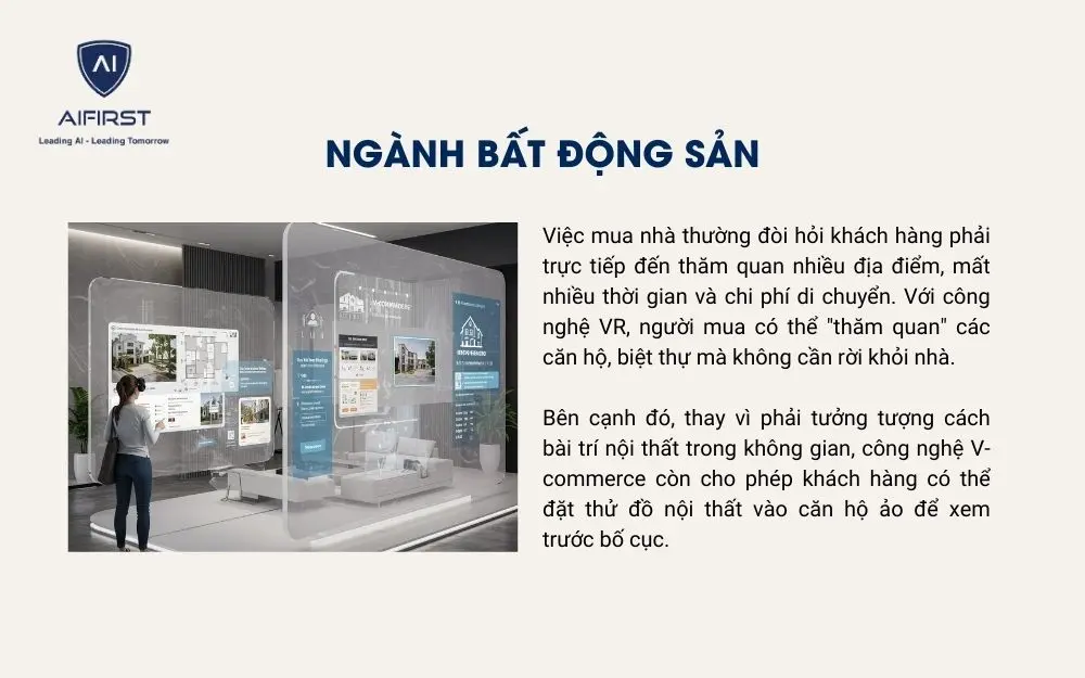 Người dùng có thể xem bao quát ngôi nhà thông qua công nghệ VR