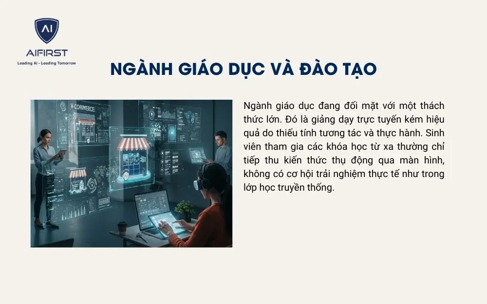 Các trung tâm đào tạo ứng dụng V- commerce để buổi học hiệu quả hơn