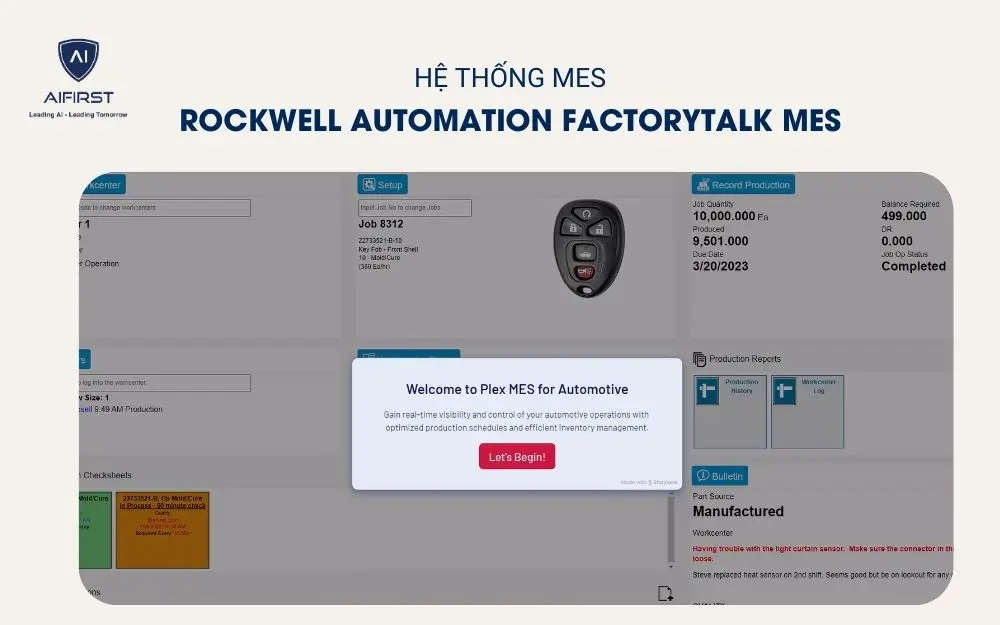 Hệ thống Rockwell Automation FactoryTalk MES