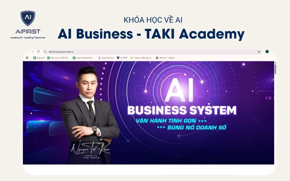 Khóa học AI Business tại TAKI Academy