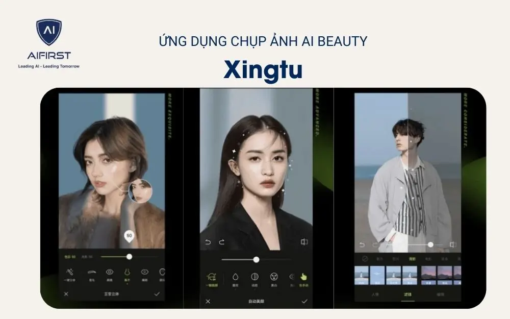 Ứng dụng chụp ảnh AI Beauty - Xingtu