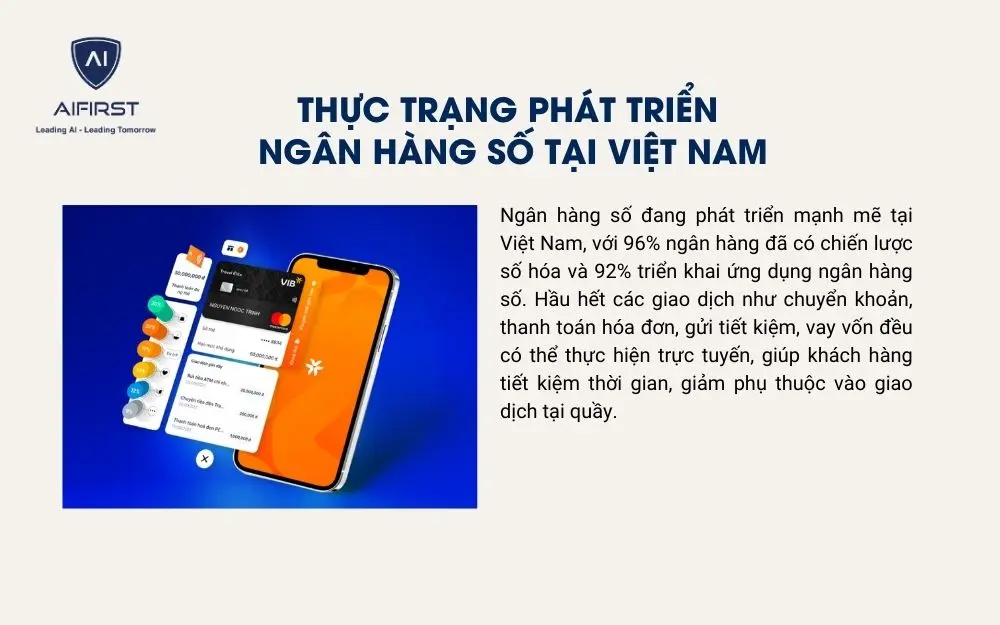 Ngân hàng số tại Việt Nam đã có bước phát triển vượt bậc