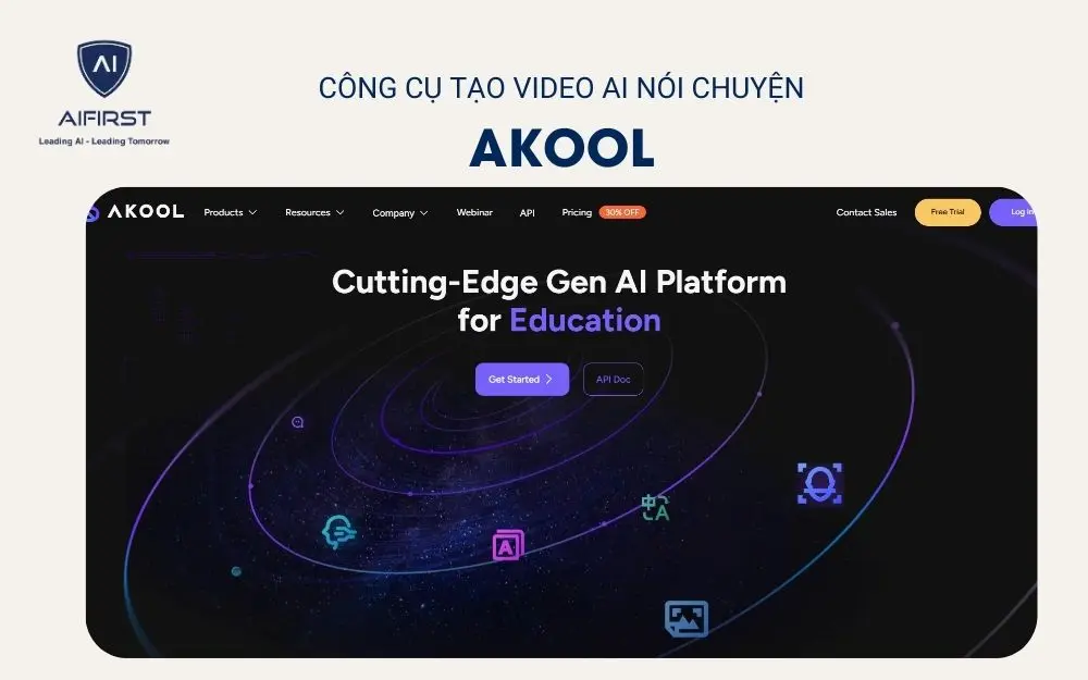 Công cụ tạo video AI nói chuyện - AKOOL