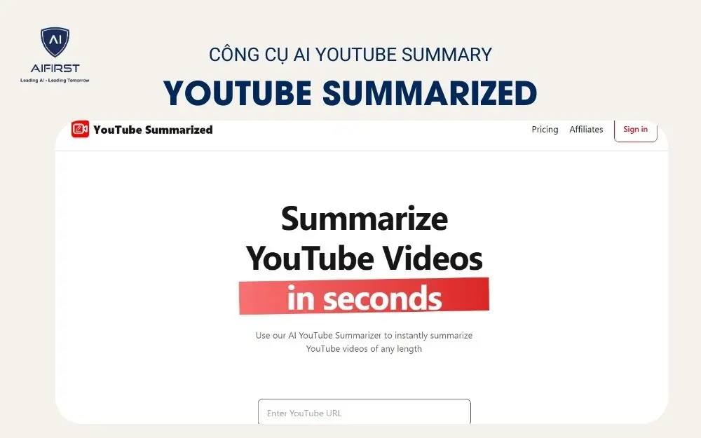 Công cụ AI YouTube Summary - YouTube Summarized