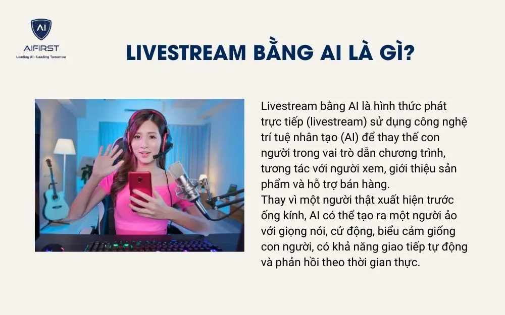 Livestream bằng AI là gì?