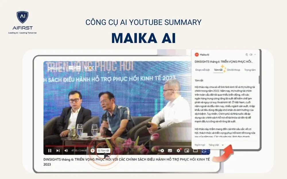 Công cụ AI YouTube Summary - Maika AI