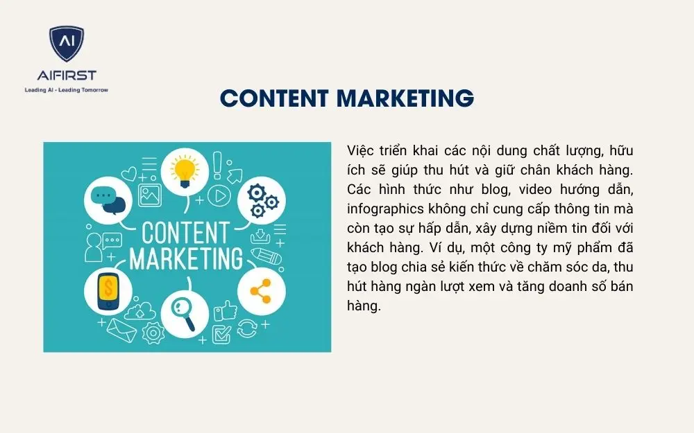 Sử dụng video và infographics sinh động minh họa sản phẩm