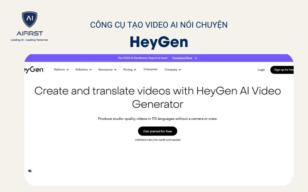 Công cụ tạo video AI nói chuyện - HeyGen