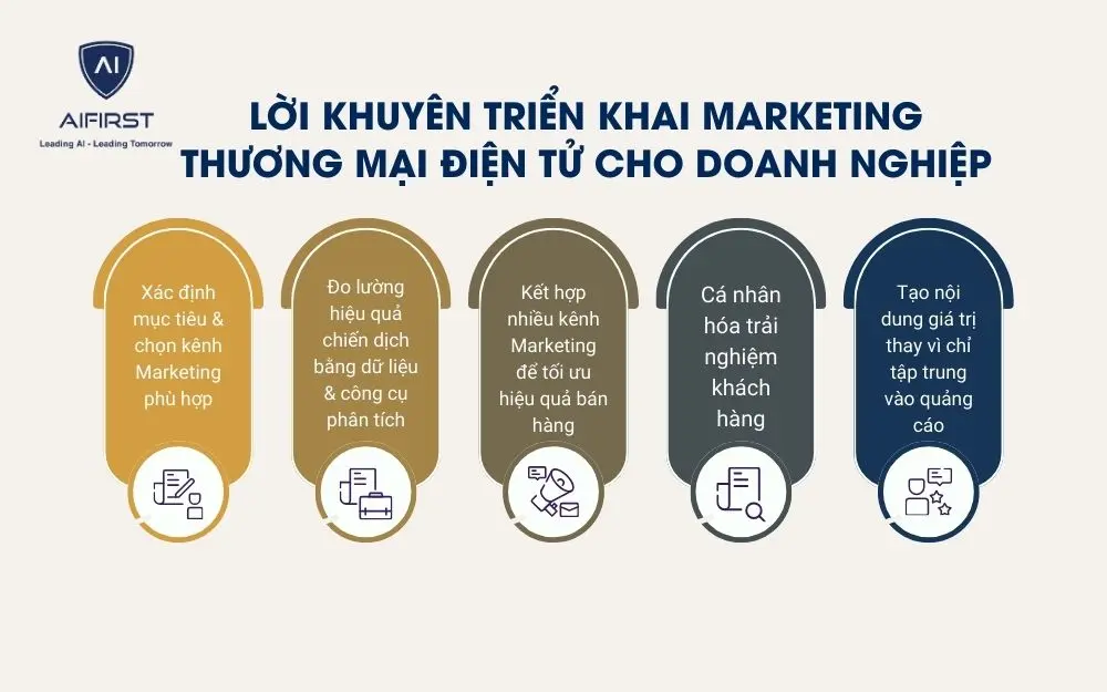 5 lời khuyên bổ ích khi triển khai Marketing trong thương mại điện tử