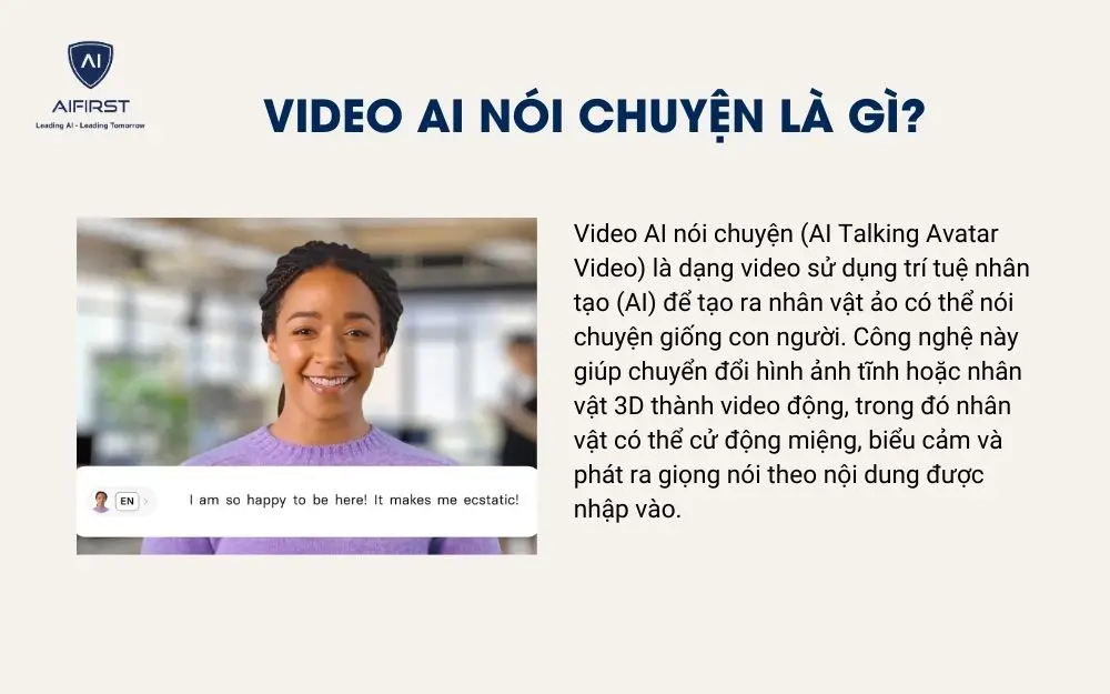 Video AI nói chuyện là gì?