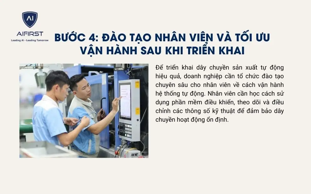 Đào tạo nhân sự hoặc khuyến khích tham gia các khóa đào tạo ngắn hạn