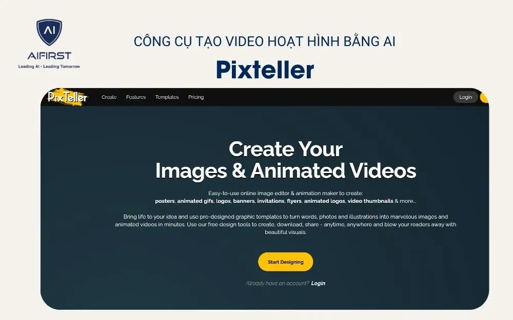 Tạo video hoạt hình bằng AI với Pixteller