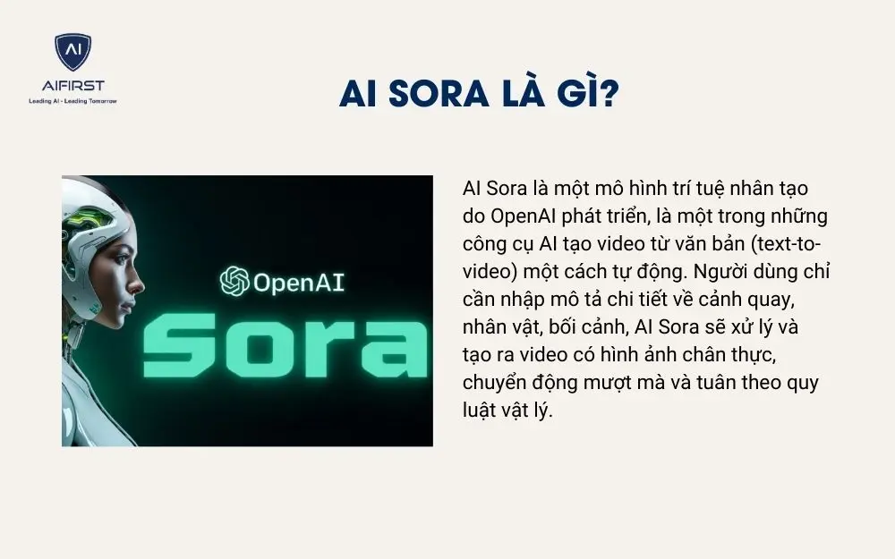 AI Sora là gì?