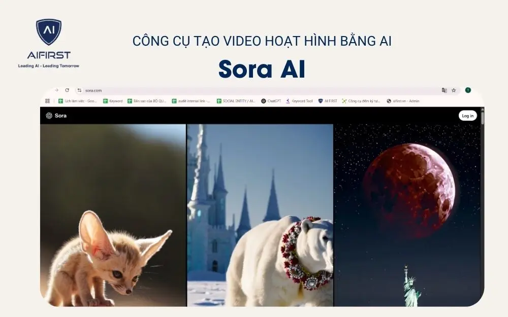 Tạo video hoạt hình bằng AI với Sora AI