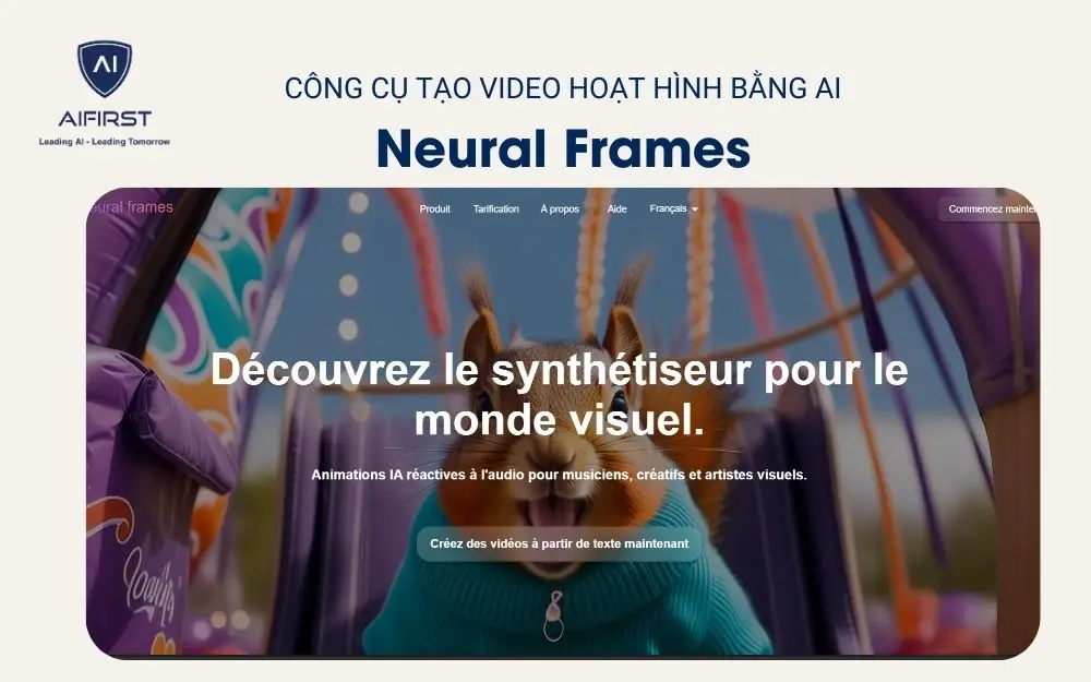 Tạo video hoạt hình bằng AI với Neural Frames