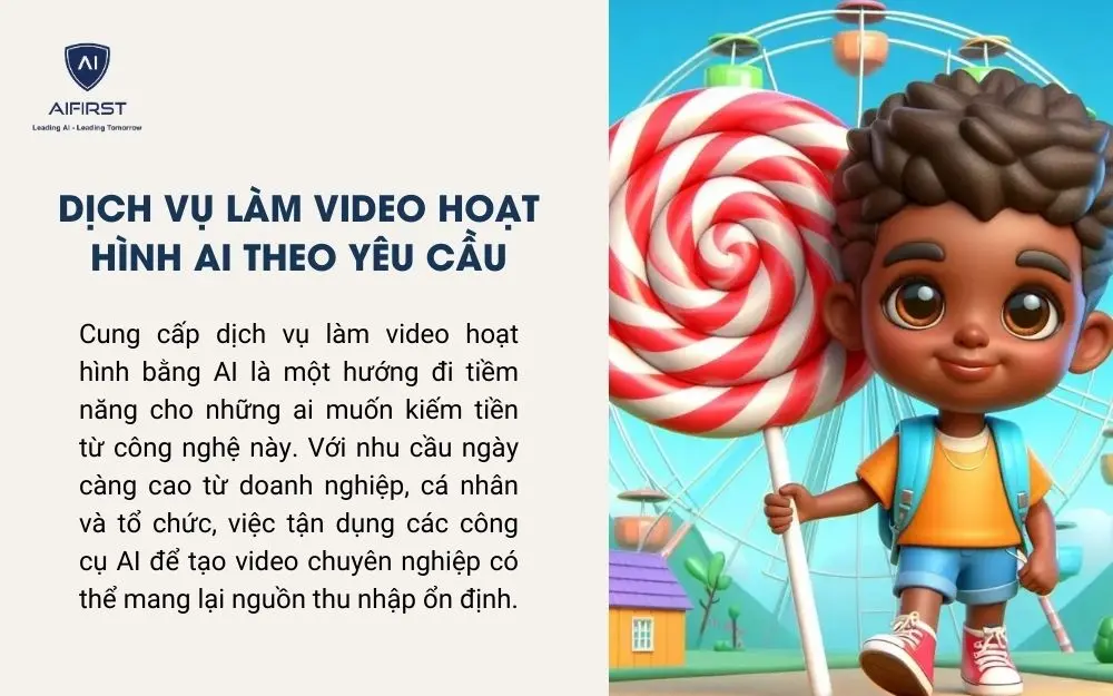 Dịch vụ làm video hoạt hình AI theo yêu cầu