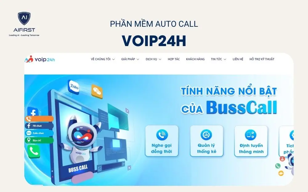 Hệ thống telesales tự động Auto Call - VOIP24h