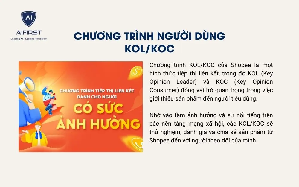 Chương trình dành cho người dùng đăng ký KOL/KOC