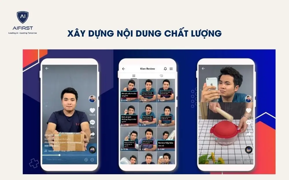 Tạo nội dung review chất lượng để thu hút lượt xem và click mua hàng