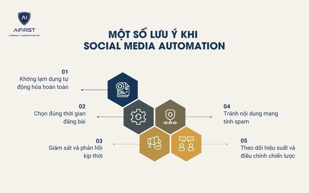 Một số lưu ý khi Social Media Automation