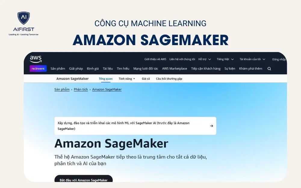 Công cụ Machine Learning - Amazon SageMaker