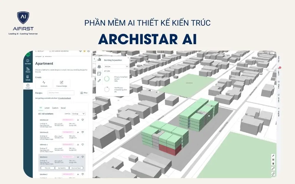 Phần mềm AI thiết kế kiến trúc - Archistar AI