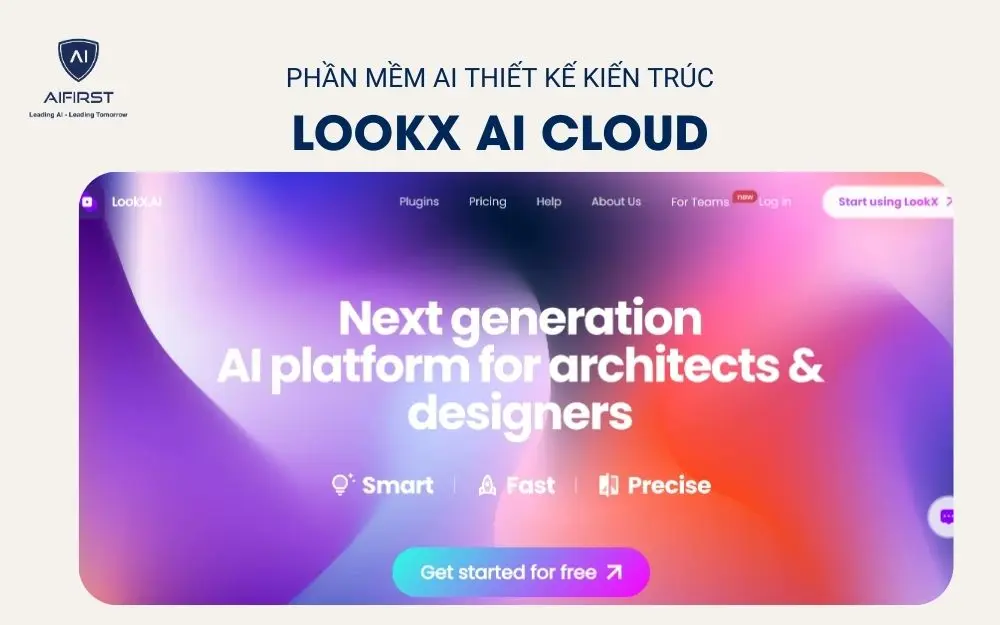 Phần mềm AI thiết kế kiến trúc - LookX AI Cloud