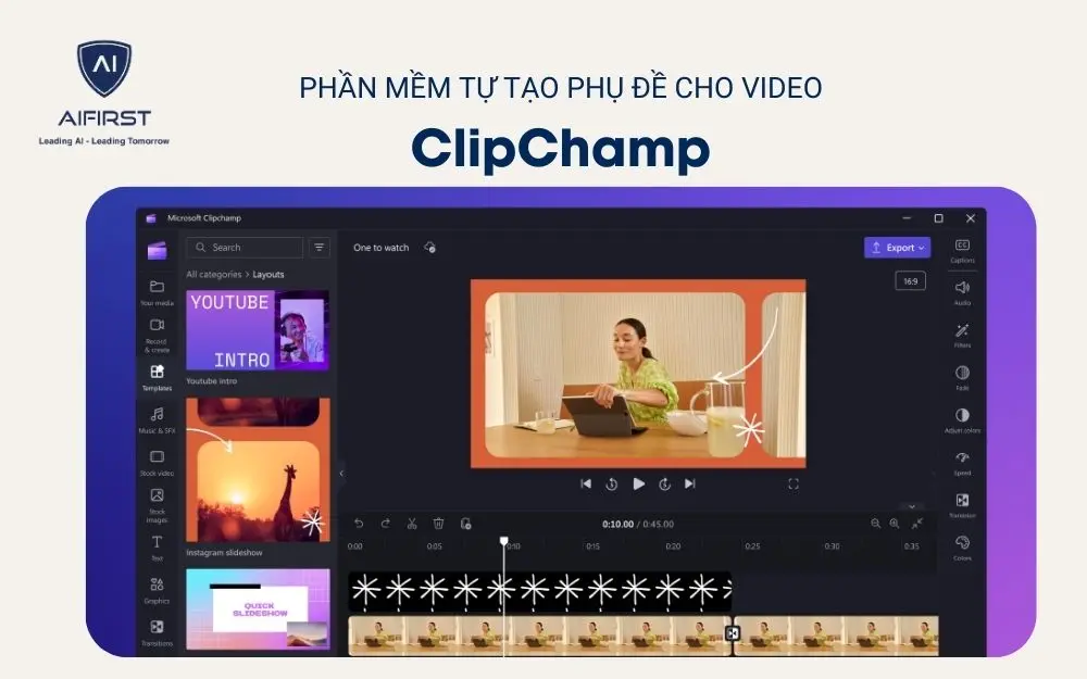 Phần mềm tự tạo phụ đề cho video - V-IONE