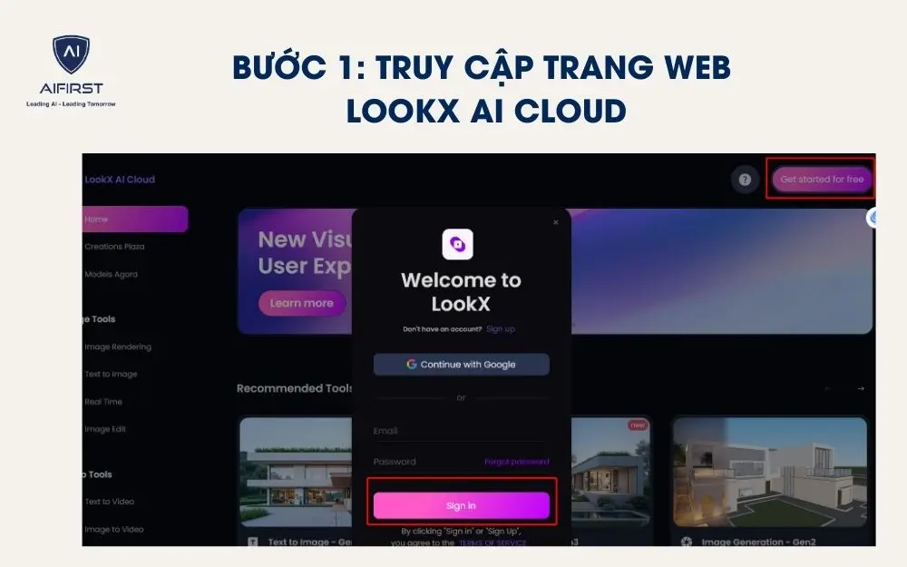 Đăng ký hoặc đăng nhập vào website