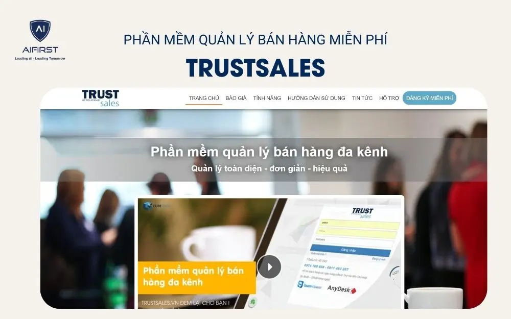 Phần mềm quản lý bán hàng miễn phí - TrustSales