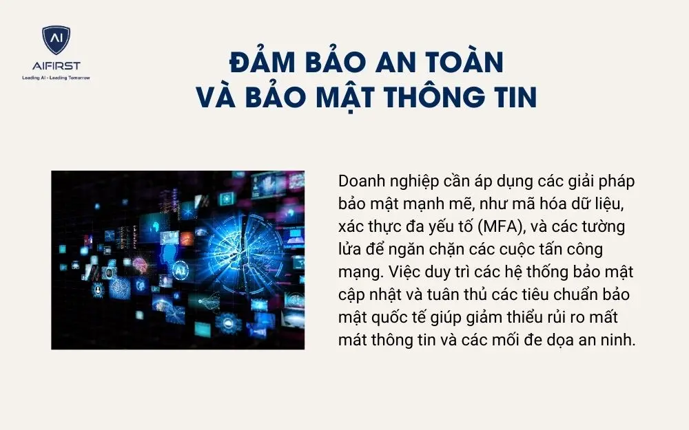 Đảm bảo an toàn và bảo mật thông tin