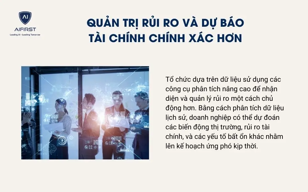 Quản trị rủi ro và dự báo tài chính chính xác hơn