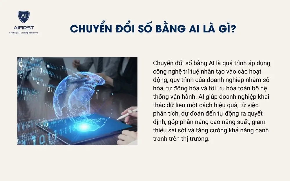 Chuyển đổi số bằng AI là gì?
