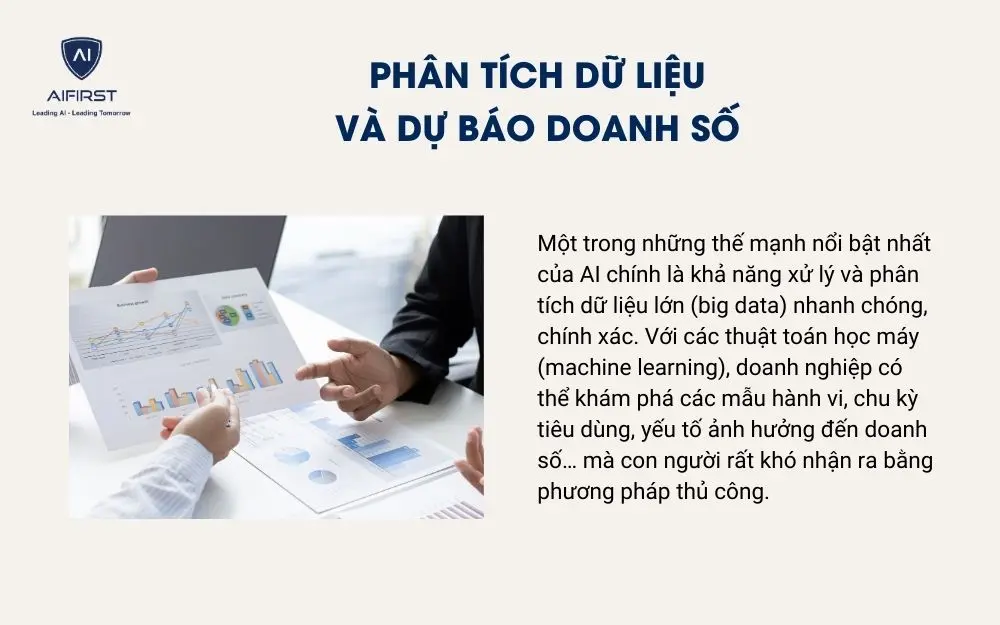 Phân tích dữ liệu và dự báo doanh số