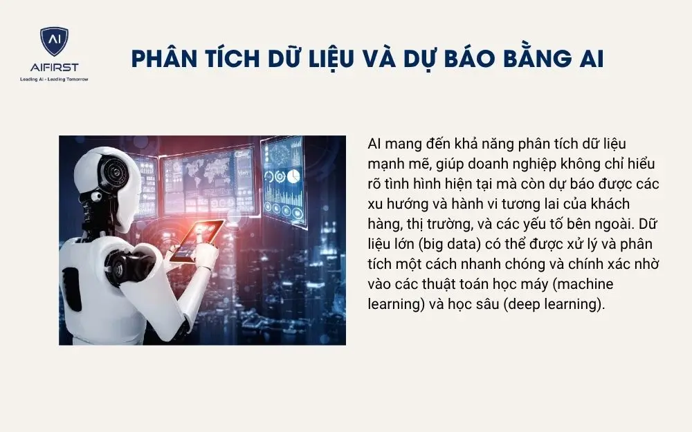 Phân tích dữ liệu và dự báo bằng AI