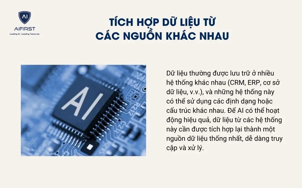 Tích hợp dữ liệu từ các nguồn khác nhau