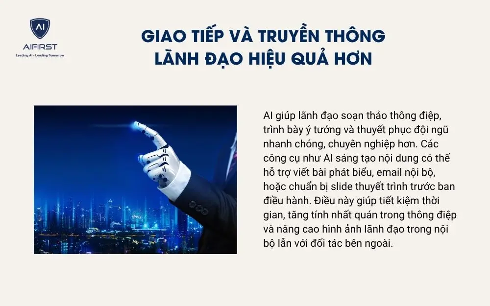 Giao tiếp và truyền thông lãnh đạo hiệu quả hơn