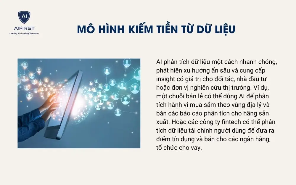 Mô hình kiếm tiền từ dữ liệu