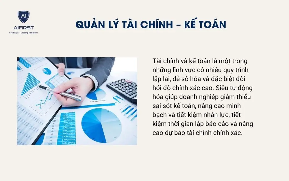 Quản lý tài chính – kế toán