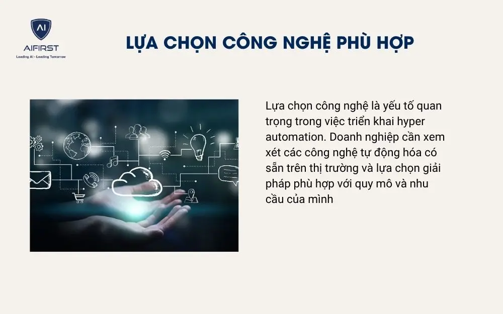 Lựa chọn công nghệ phù hợp