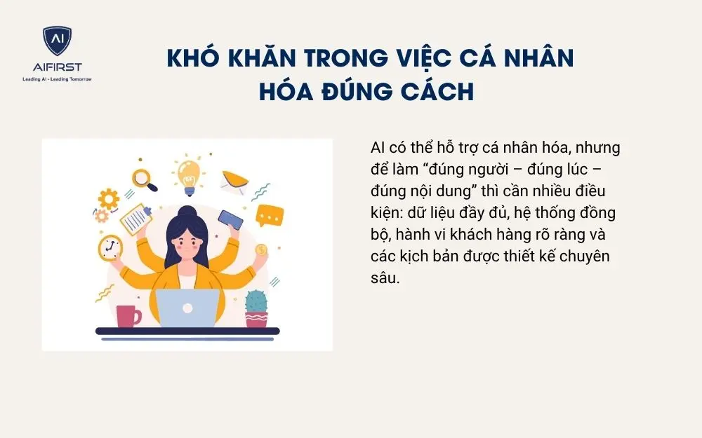 Khó Khăn Trong Việc Cá Nhân Hóa Đúng Cách