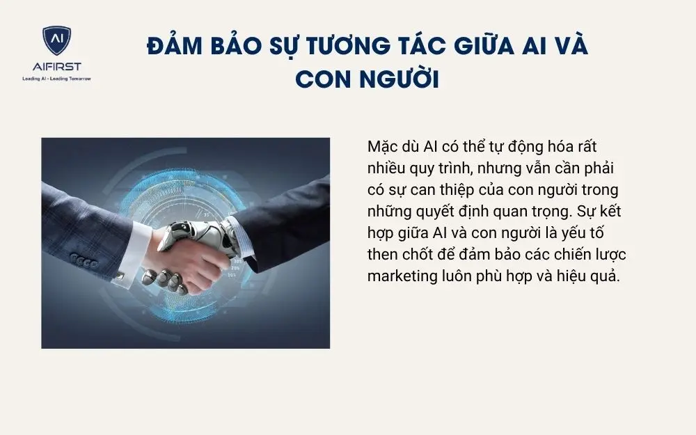 Đảm bảo sự tương tác giữa AI và con người
