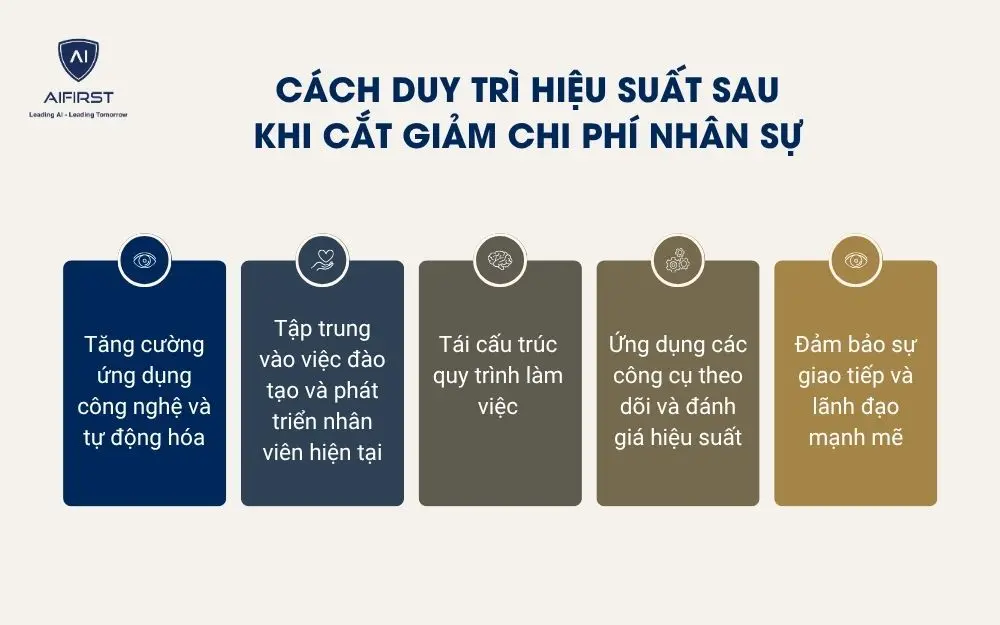 Duy trì hiệu suất sau khi cắt giảm chi phí nhân sự