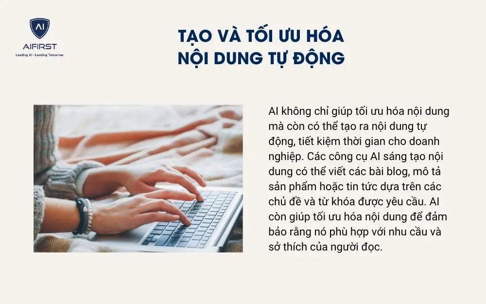 Tạo và tối ưu hóa nội dung tự động