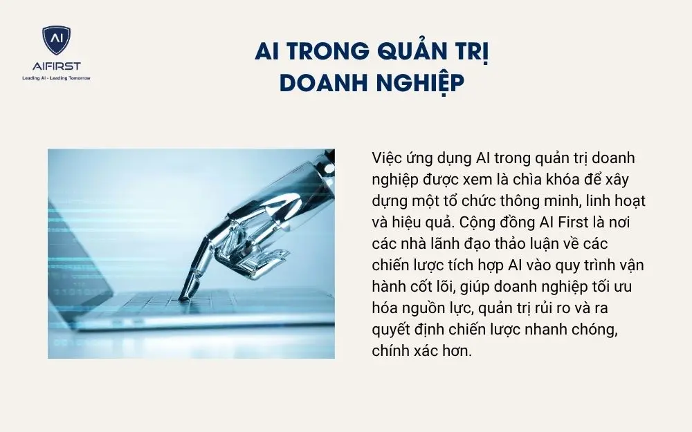 AI trong quản trị doanh nghiệp