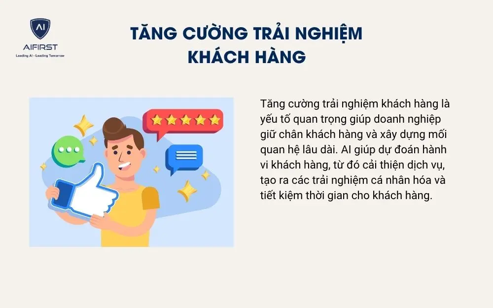 Tăng cường trải nghiệm khách hàng