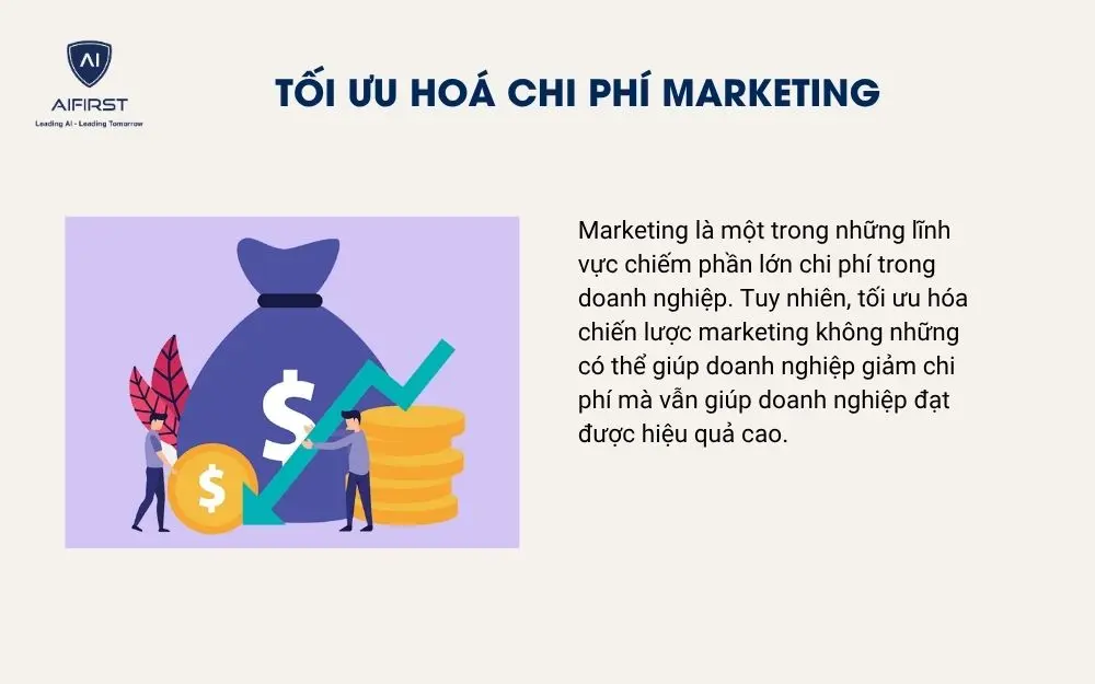 Tối ưu hoá chi phí marketing