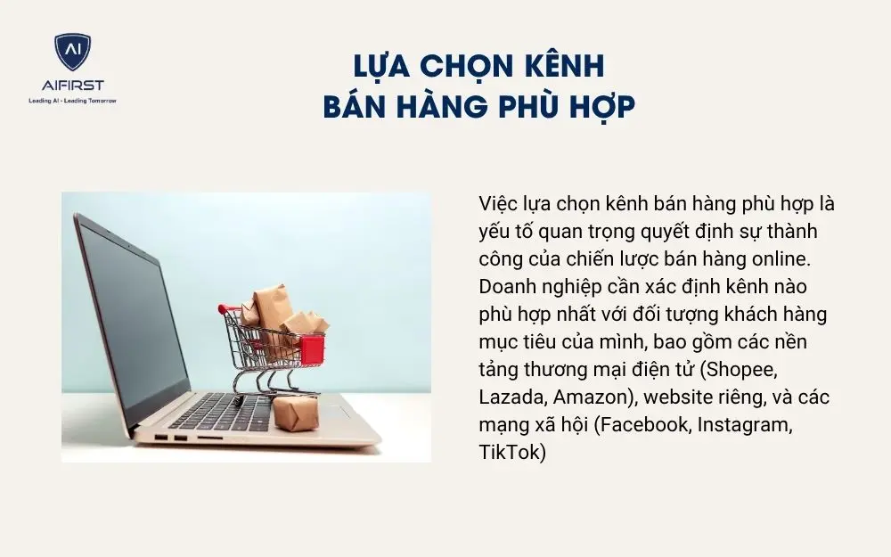 Lựa chọn kênh bán hàng phù hợp